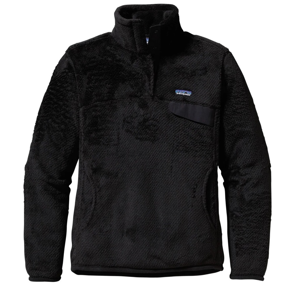 Women’s Patagonia Re-Tool Half Snap Black Fleece Pullover size small